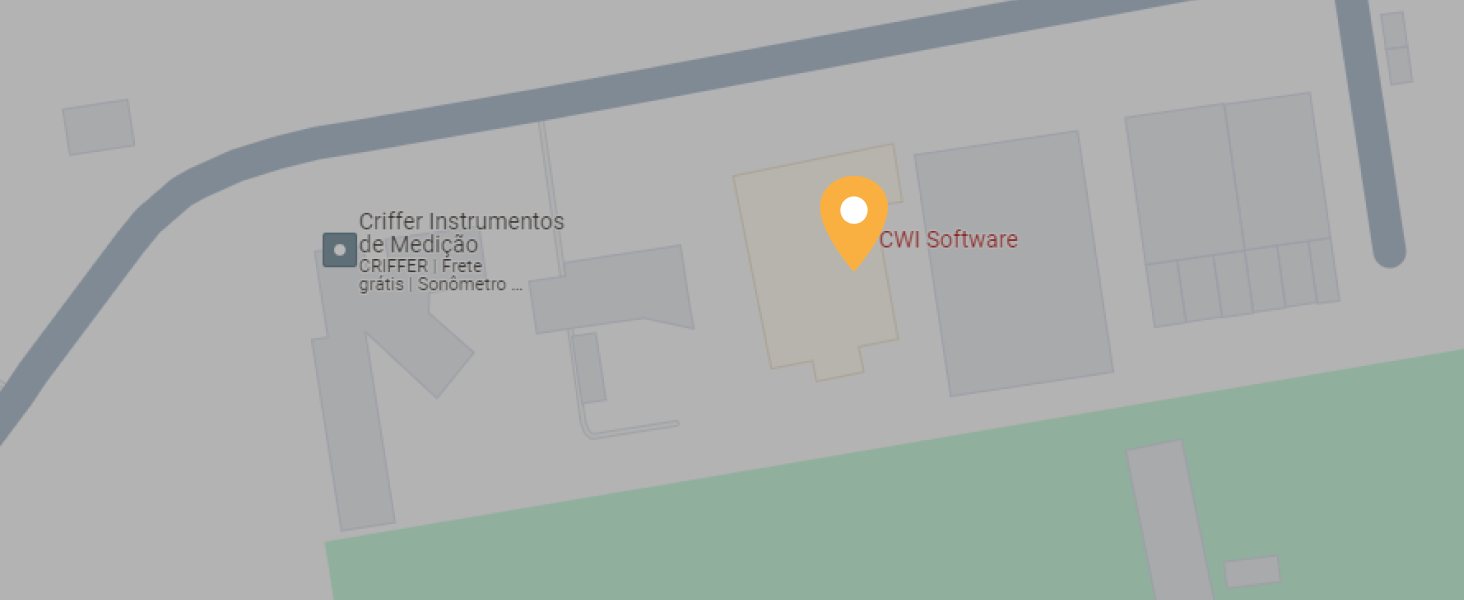 Map showing the location of CWI Software in São Leopoldo.