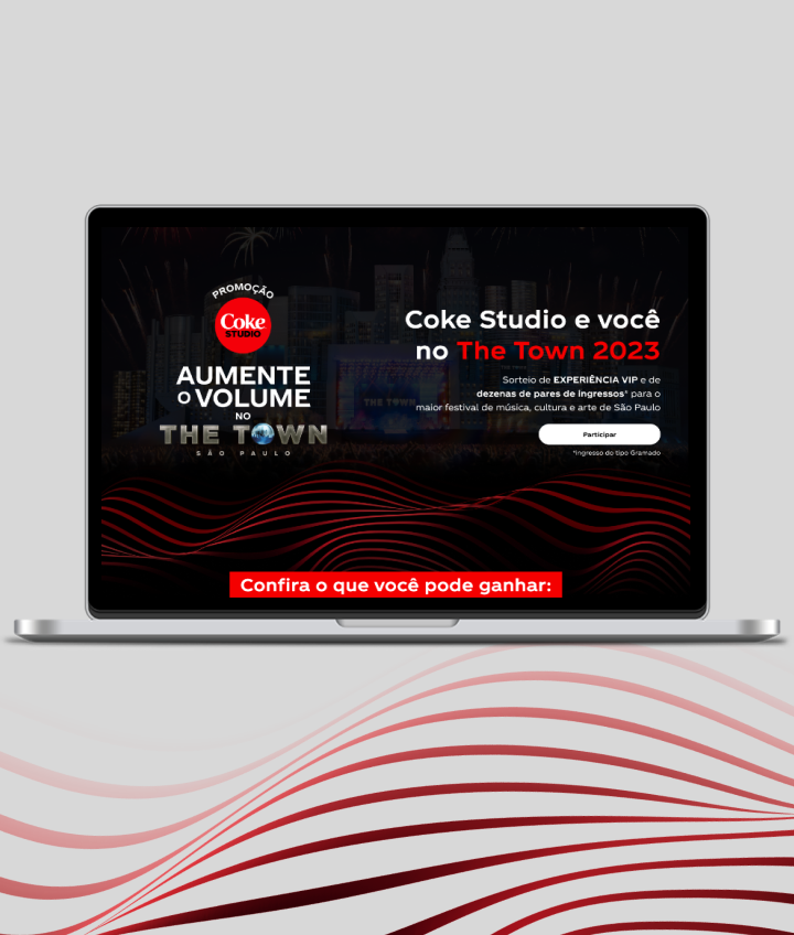 O site da promoção 