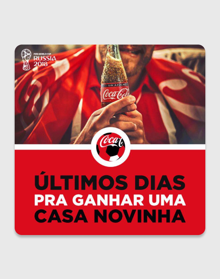 A imagem de divulgação da promoção diz 