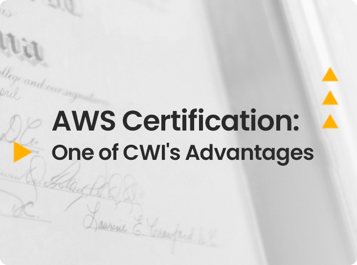 AWS Certification: One of CWI's Advantages